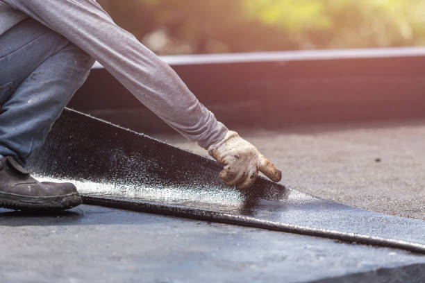 Professional Emergency Waterproofing technician working in Flourtown, PA